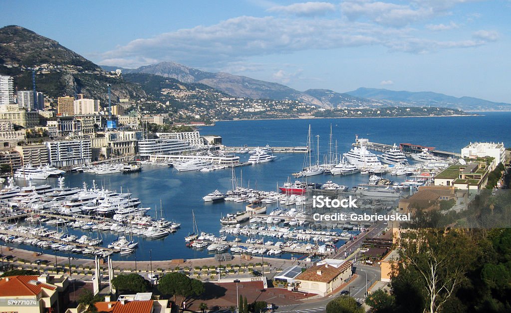 Summer vacation : Monaco. Location : Rome, Italy.Location : city of Monaco , Europe. Agua Volcano Stock Photo