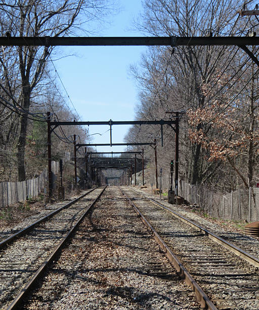 istock Railroad Tracks in Winter 579773734