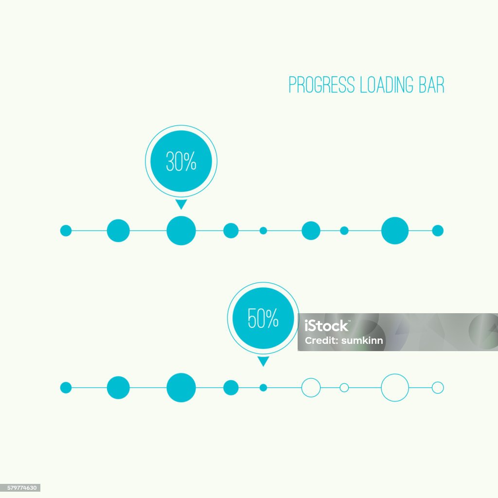 Round Loader Bar Stock Illustration - Download Image Now - Activity ...