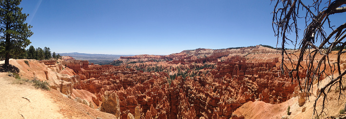 Photo of Bryce Canyon, State of Utah, United States of America. Bryce Canyon is a famous national park in USA.