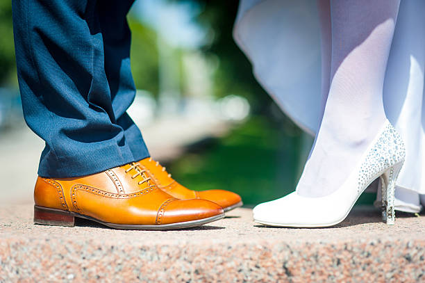 istock Bride and groom legs 579777108