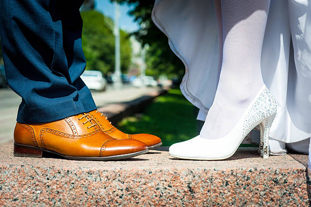 istock Bride and groom legs 579777146
