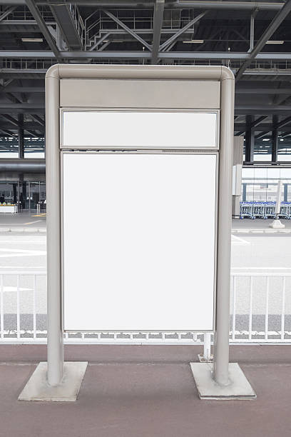 istock Blank Billboard in the airport 580091708