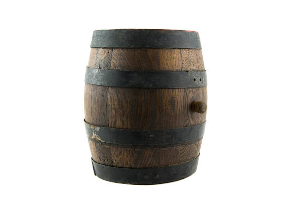 istock antique wooden barrel 580094902