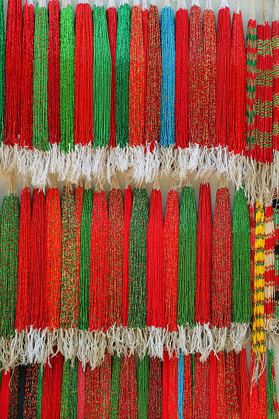 istock Colorful glass beads in Nepal 580096526