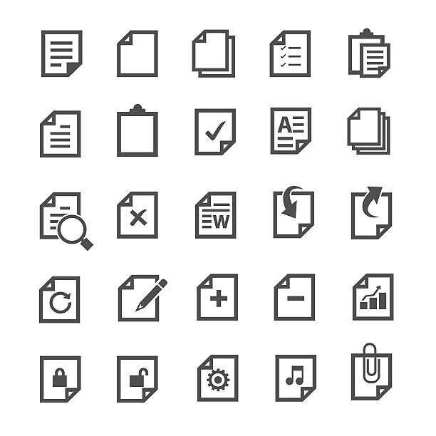 ドキュメントアイコン - ring binder file document organization点のイラスト素材／クリップアート素材／マンガ素材／アイコン素材