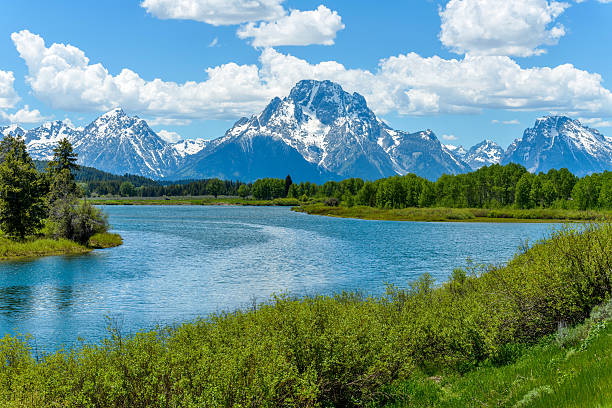 istock Mount Moran at Oxbow Bend of Snake River 580099154