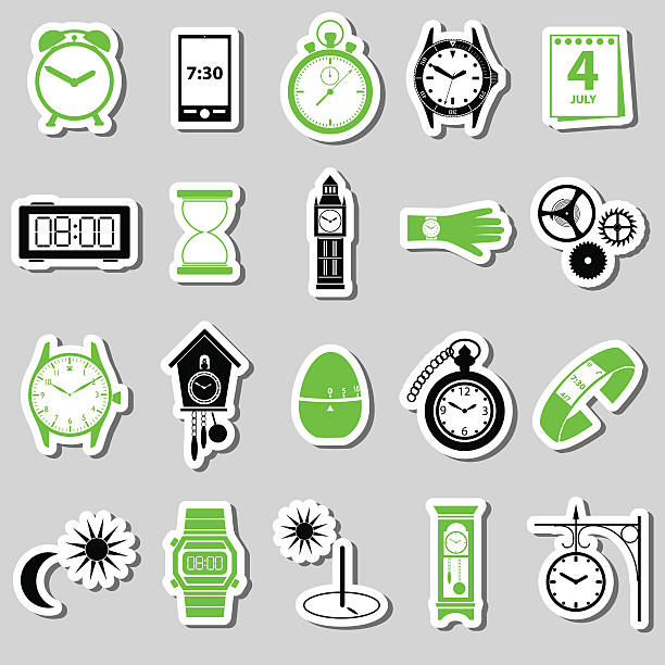 Time Watch Sticker 310+ Pilots Watch Stock Illustrations, Royalty-Free Vector Graphics ...