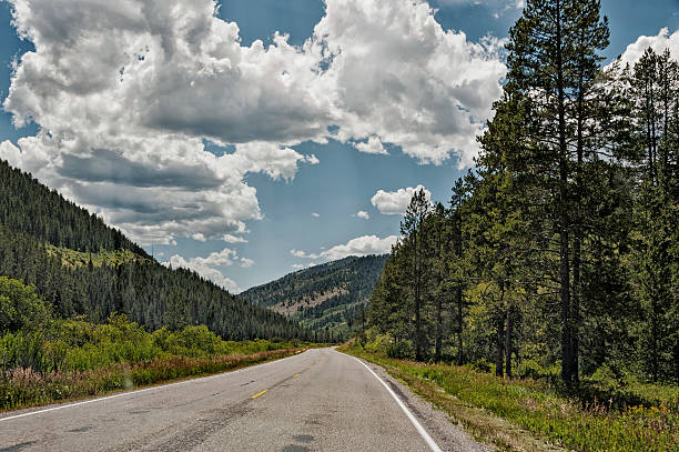 istock Idaho Road Views under a Cloudy Sky 580102434