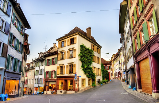 Buildings in the city centre of Basel