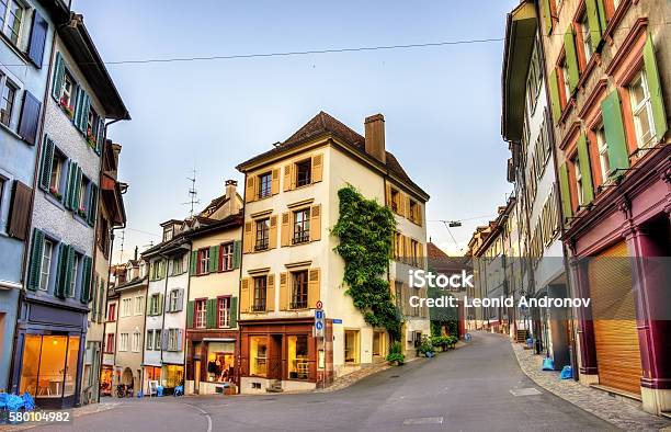 Buildings In The City Centre Of Basel Stock Photo - Download Image Now - Basel - Switzerland, Switzerland, City