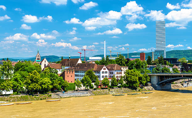 istock View of Basel city with the Rhine 580105730