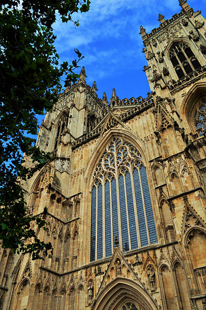 istock York Cathedral Closeup and Gothic Architecture, England, Sunny Day, Wide 580106002