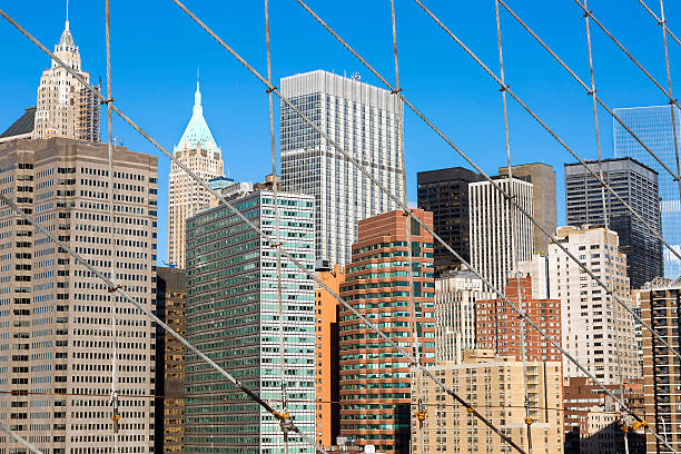 istock New York Skyline, View From Brooklyn Bridge, USA 580107572