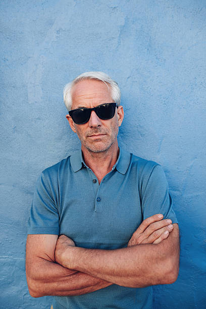 istock Stylish mature man wearing sunglasses 580113560