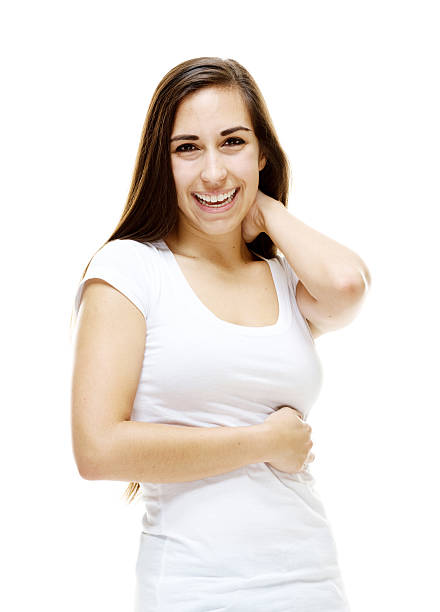 istock Cheerful woman looking at camera 580117898