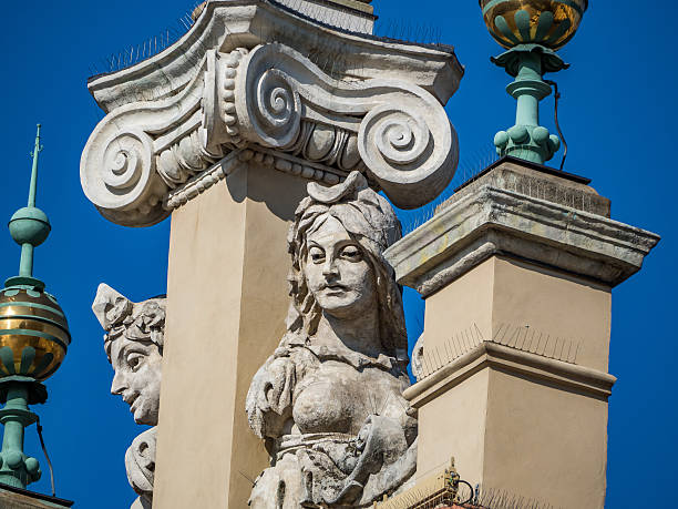 istock Baroque ornaments on a rooftop 580118870