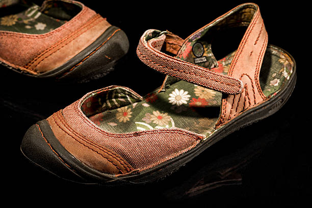 istock Female shoes closeup 580120482