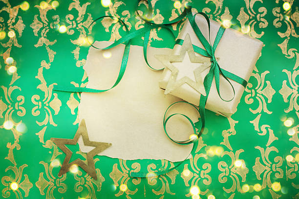 istock Christmas card with  decoration 580121100
