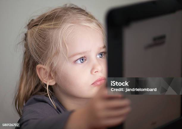 Kids And Technology Stock Photo - Download Image Now - Child, Childhood, Children Only