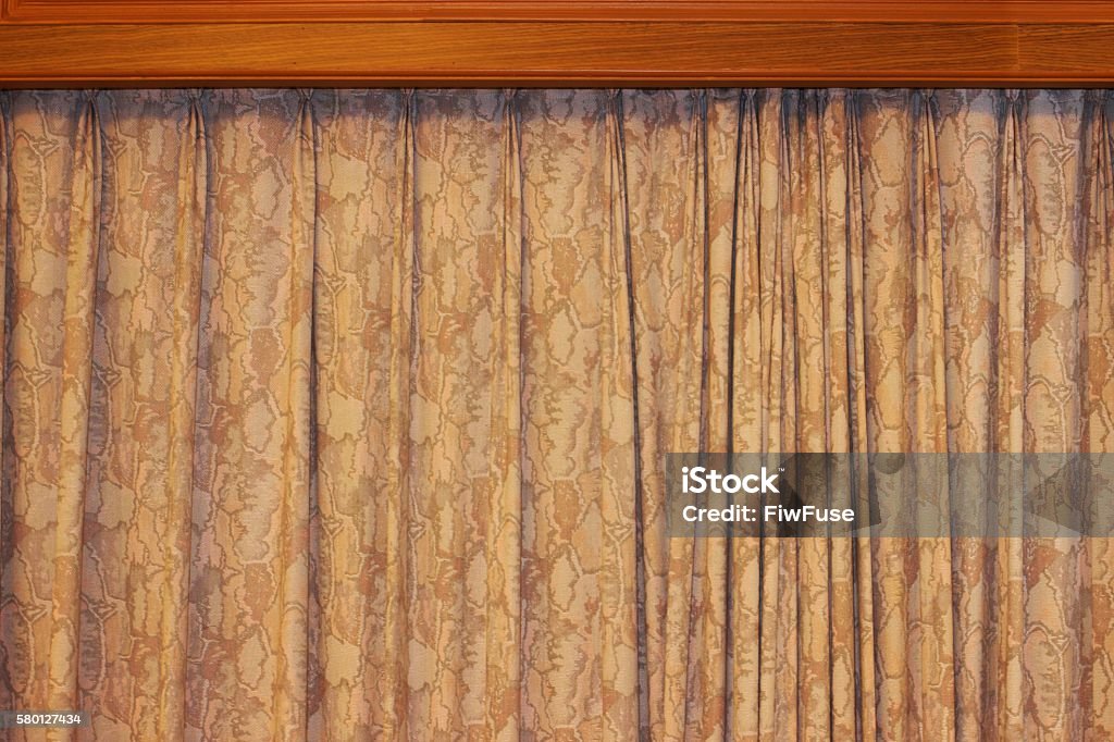 Curtain is Home-decoration for swank. Curtain is Home-decoration in order that indoor stylish. Curtain Stock Photo