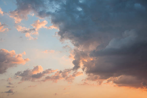 Evening Sky,cloudscape stock photo
