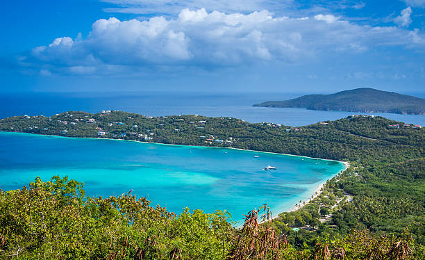 istock Magens Bay, landmark of St. Thomas island 580128986