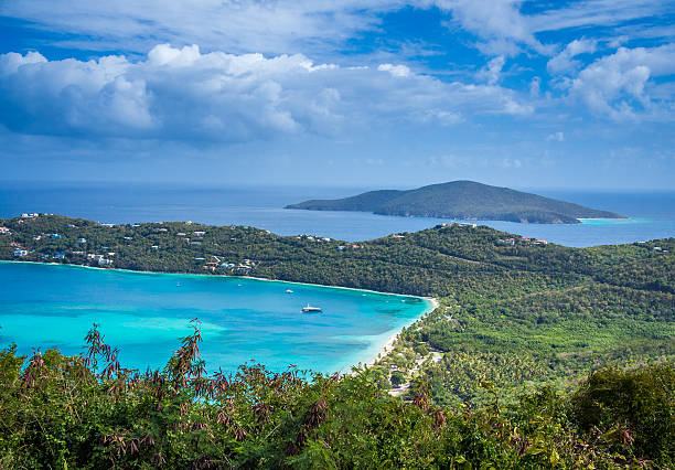 istock Magens Bay, landmark of St. Thomas island 580129074