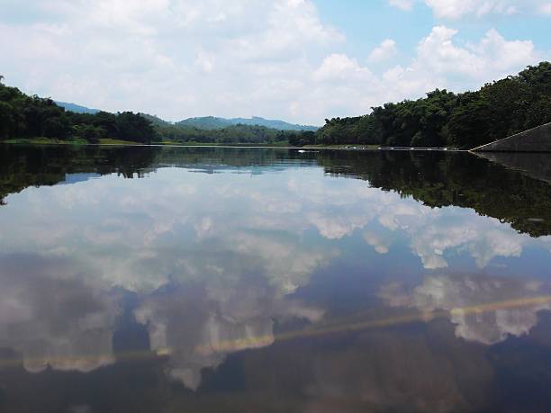 istock tempuran reservoir and water reflection 580129306