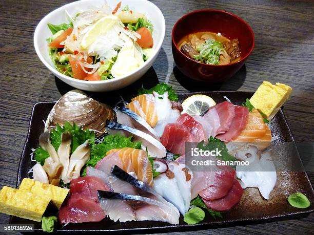 Japanese Sashimi Stock Photo - Download Image Now - Hakodate, Asia, Dinner