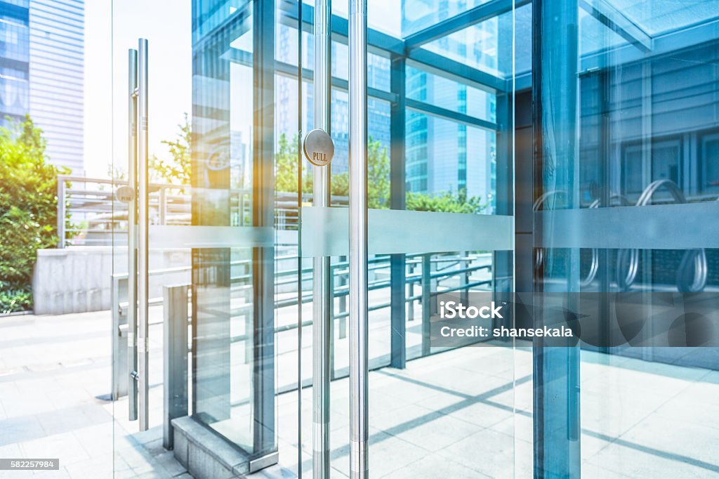 detail of modern building Office Building Exterior Stock Photo