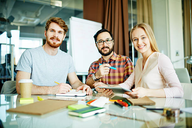 istock Business team at office 582263460