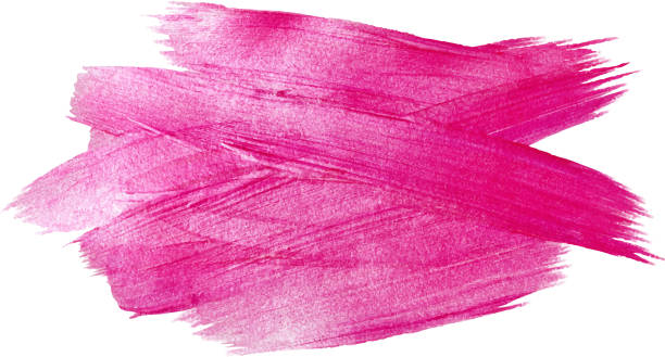 istock Pink Pearl Foil Glitter Brush Stroke Vector Design Illustration. Metal 582266292