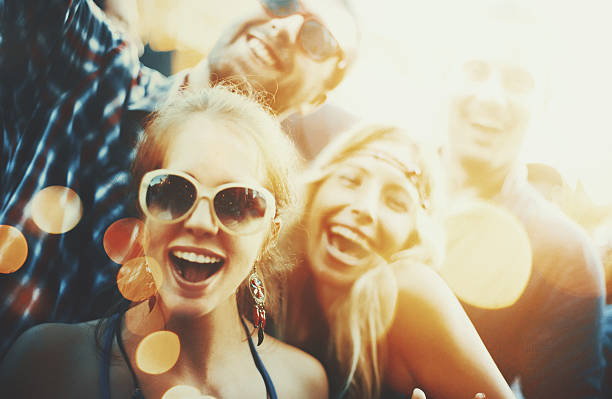 istock Friends at a party. 582268746