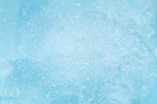 clear blue ice texture background