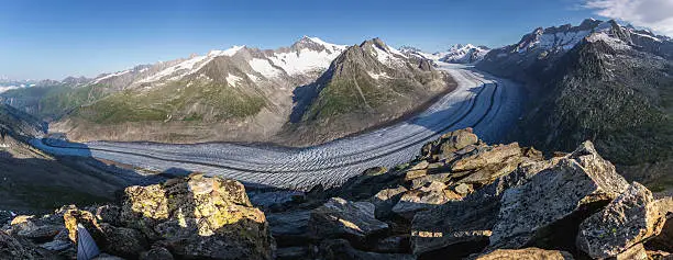View of the glacier