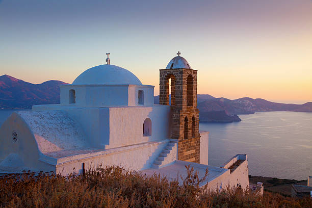 church on the volcanic island of Milos