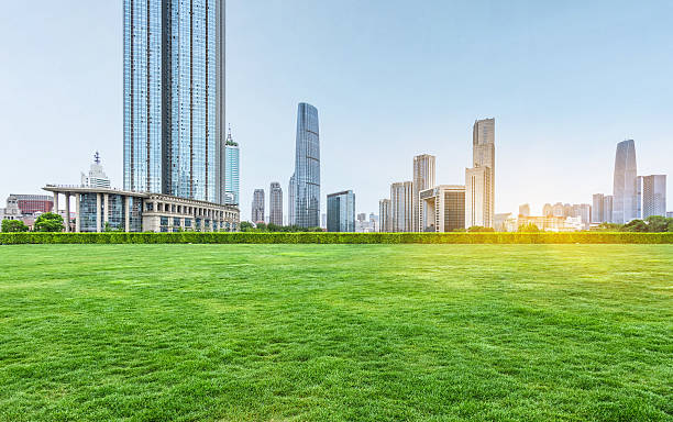 istock central park in the downtown district,china 582278880