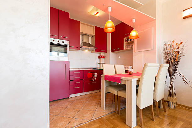 istock Interior of a kitchen with dining room 582283670