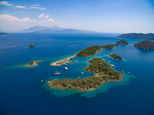 istock Yassica Islands Gocek Turkey 582285576