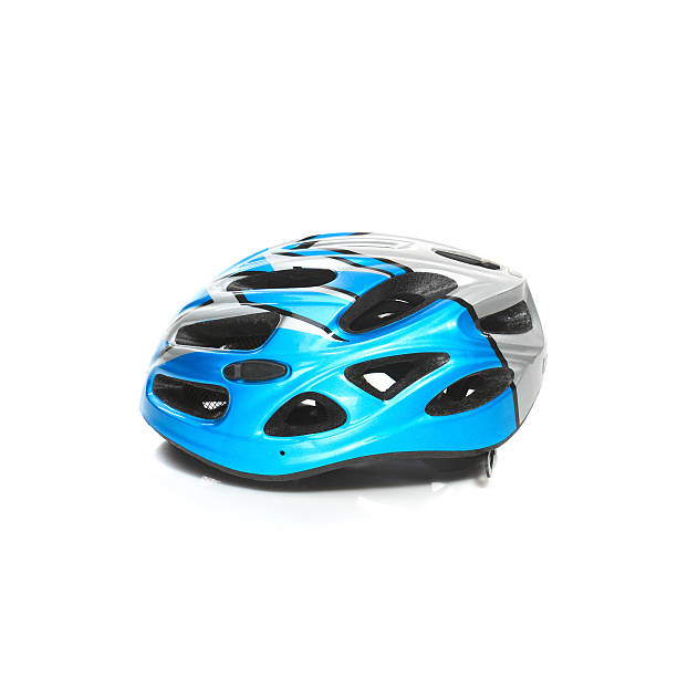 istock Bicycle mountain bike safety helmet isolated 582287582
