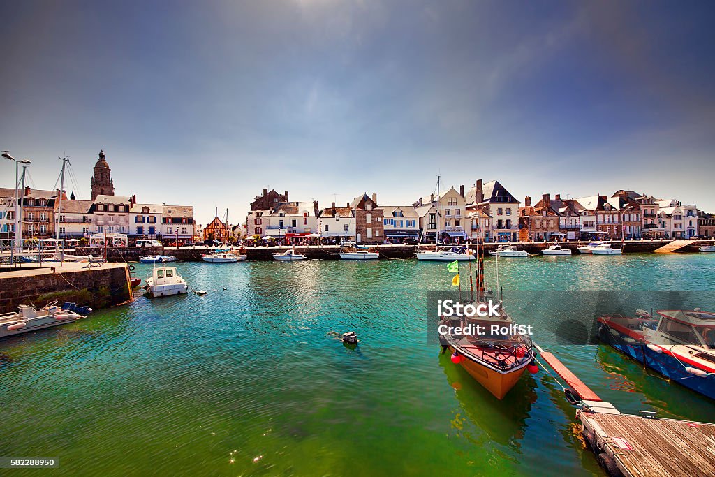 Le Croisic, Loire-Atlantique, France Harbor of Le Croisic, Loire-Atlantique, France Architecture Stock Photo