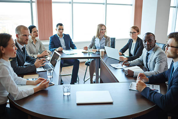 istock Seminar of young employees 582293514