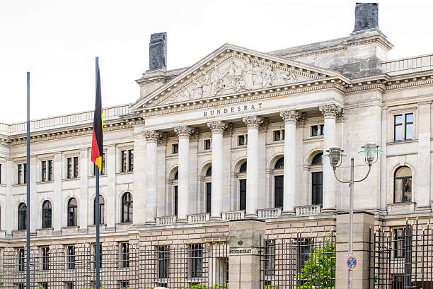 German Bundesrat. Federal Council. Berlin, Germany. German Bundesrat. Federal Council. Prussian House of Lords on Leipziger Strasse. Berlin, Germany. campaign headquarters stock pictures, royalty-free photos & images