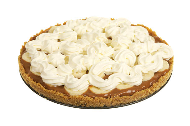 istock Banoffee pie with cream decoration 582297878