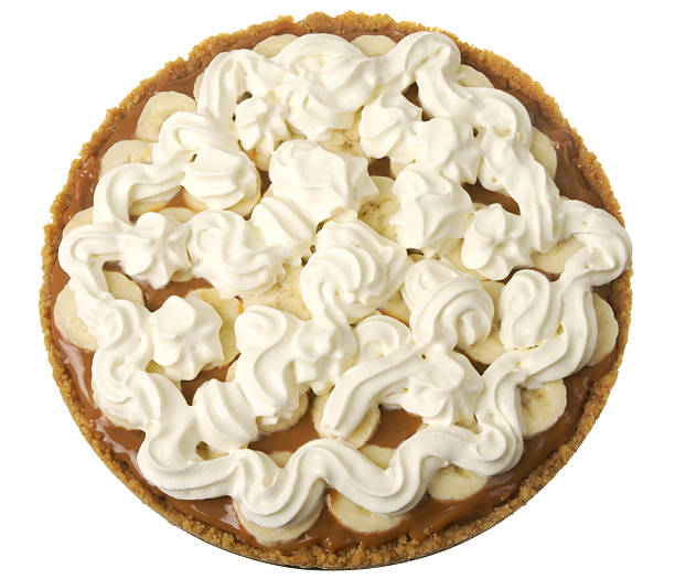 istock Banoffee pie with cream decoration 582297998