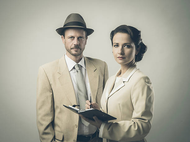 istock Vintage manager and secretary working together 582299782
