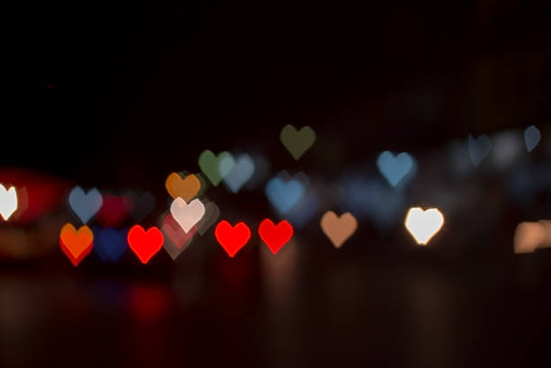 istock Abstract blur bokeh background on bright colors style. 582304020