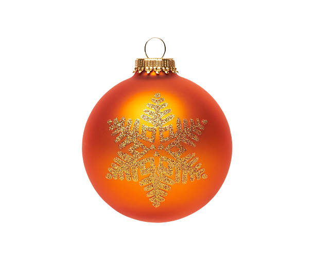 istock Traditional Christmas Tree Decorations isolated on a white back 582304790