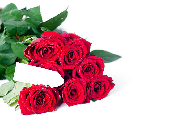 istock bouquet of roses and card 582309696